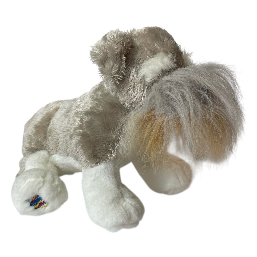 Webkinz Schnauzer Dog Ganz HM159 Plush Stuffed Animal No Code Puppy Clean